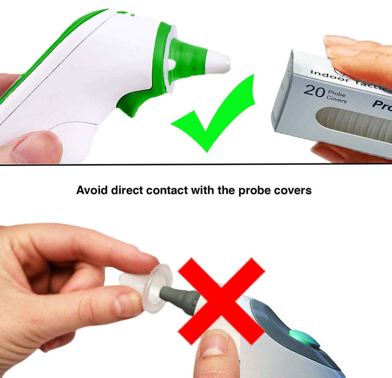 200 Counts Ear Thermometer Probe Covers/Refill Caps/Lens Filters for All Braun Ear Thermometer Models Thermometers Disposable Covers 200