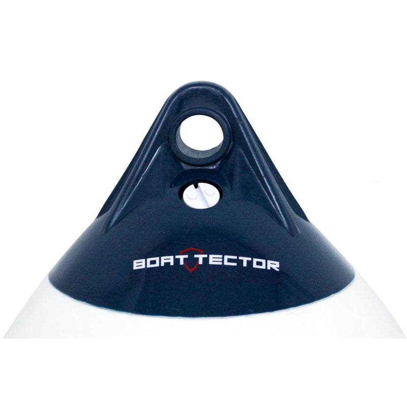 Extreme Max 3006.7324 BoatTector A Series Buoy - 7.5" x 11", White/Blue 7.5"x11"