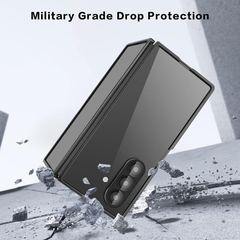 for Galaxy Z Fold 8 Ultra Bumper Case Metal, No Back Metal Bumper Frame Slim Fit Backless 4 Corners Shockproof Heat Dissipation Wireless Charging Compatible (Silver) Silver