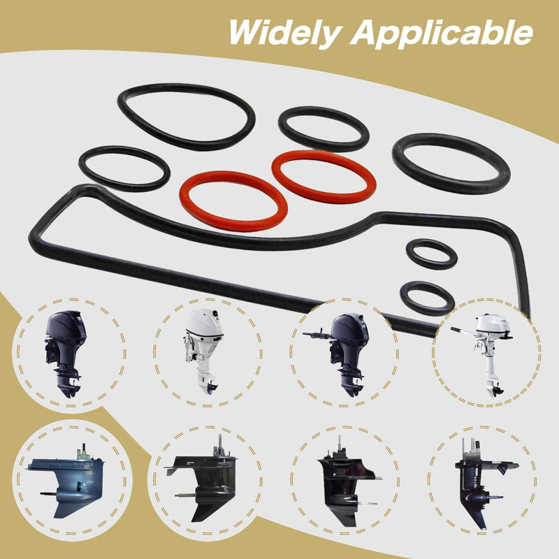 16755Q1 Bell Housing Installation Gasket Kit for MerCruiser Sterndrive Outdrive Bravo I II III Seal and O-Ring 18-2615