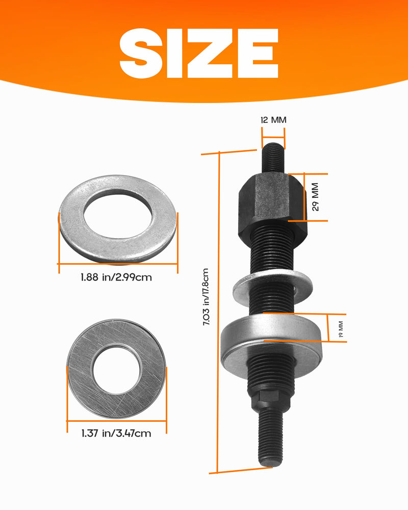 66515 Harmonic Balancers Installation Tool Harmonic Balancer Puller Installer Set For Chevy SBC BBC Cranks 66515