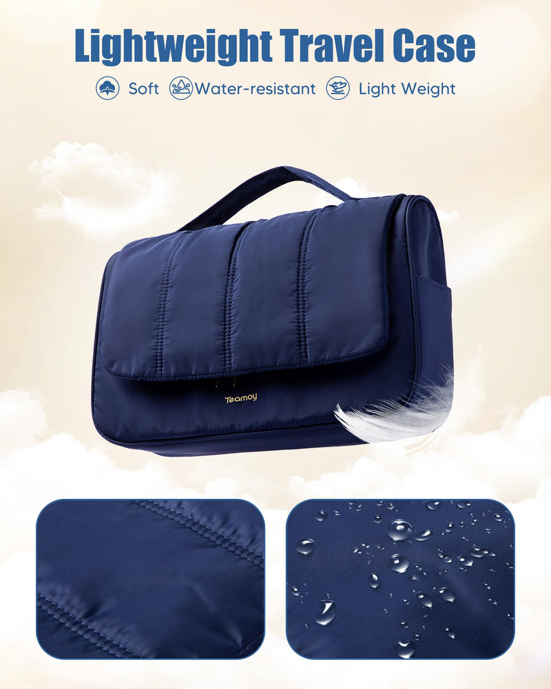 Teamoy Carrying Bag Compatible with Dyson Styler and Attachments, Dark Blue | Padded Travel Bag for Dyson Multi-Styler, Portable Storage Bag Compatible with Dyson Airwrap Styler and Attachments