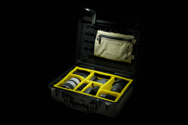 Pelican ModLight In-Case LED Light – Rechargeable, Pivoting Head, 3 Color Modes (Red, Blue, White), USB-C, 18-Hr Runtime Protector, Air, Storm, and Vault Cases