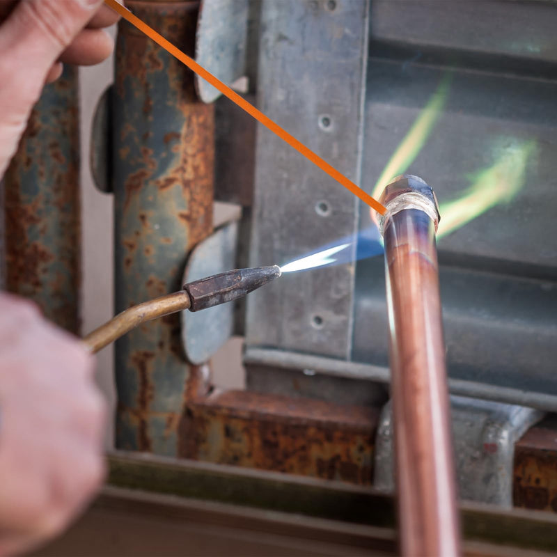 Therwen 3 Pcs Sticks 56% Bag-7 Silver Alloy Brazing Rods 18" Flux Coated Silver Solder Copper Brazing Rods