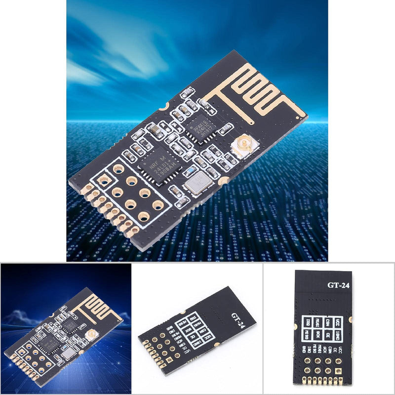 Garosa 1PCS GT-24 Digital Wireless Module Industrial Grade 2.4G NRF24L01+PA+LNA Module 1100M Long Distance Transceiver Module (Patch mounting)