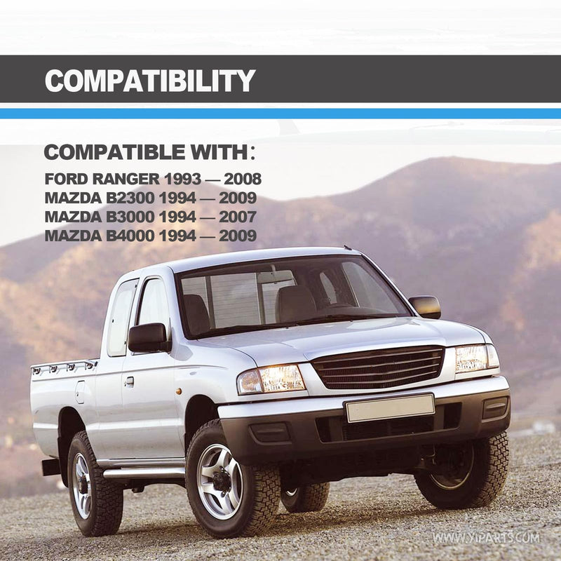 Tailgate Cable Tailgate Lift Support Cables Compatible wit 1993 to 2008 Ford Ranger and 1994 to 2007 Mazda B2300 B3000 B4000, Pack of 2 Tailgate Cable.