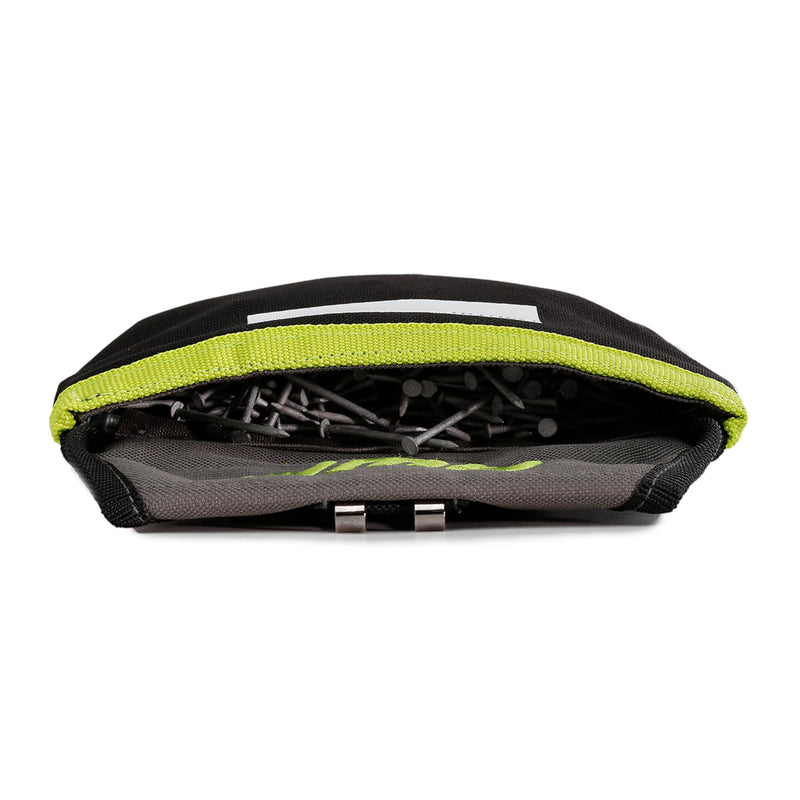 AWP TrapJaw Clip-on Fastener Tool Pouch, Small Utility Bag with Spring-Loaded Closure, Durable Tactical Tool Holder for Nails, Screws, and Electrical Accessories, 1L-039-2 1 Pack 7" W x 7.75" L