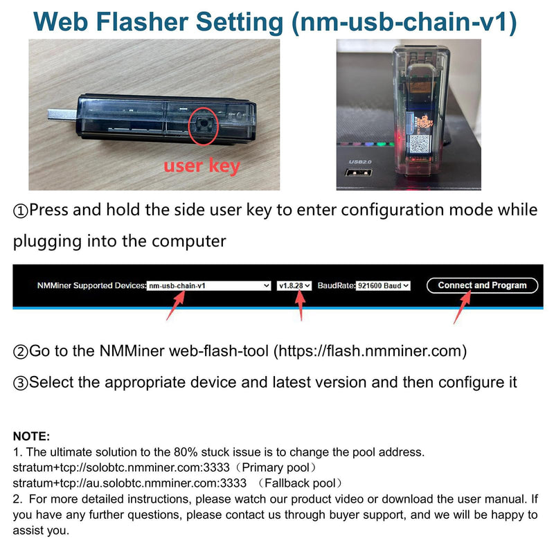 Heltec Nerd Miner USB Bitcoin Crypto Miner Machine Lucky Solo Miner 310KH/s Hash Rate Low Power Ammeter