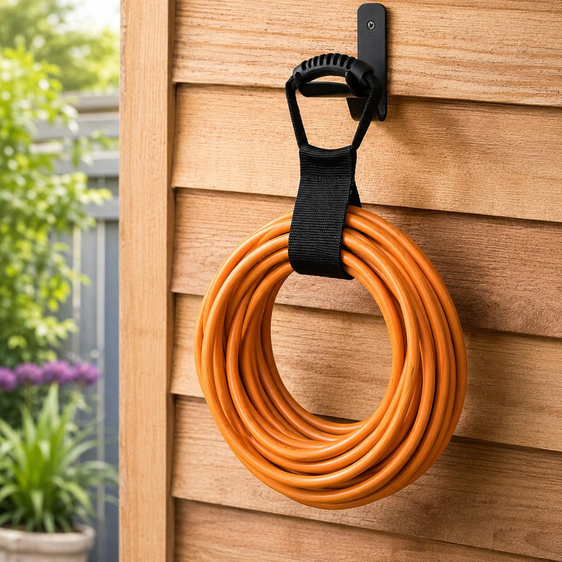 1pc Heavy Duty Storage Strap for Garden Hose Storage and Garage Use 22.05 Inch Durable Hanging Strap for Coiling Hoses Cords Tools