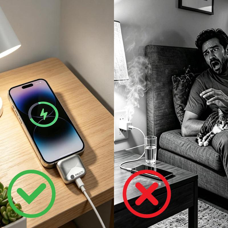 140W Auto Shut Off Phone Smart AI Auto Stop Charging Adapter Unplug on Full | Prevent Overcharging, Universal Fast Charging Compatible with USB-C Charging for Apple Devices, Headphones, Tablets, and More silvery 2 Pcs
