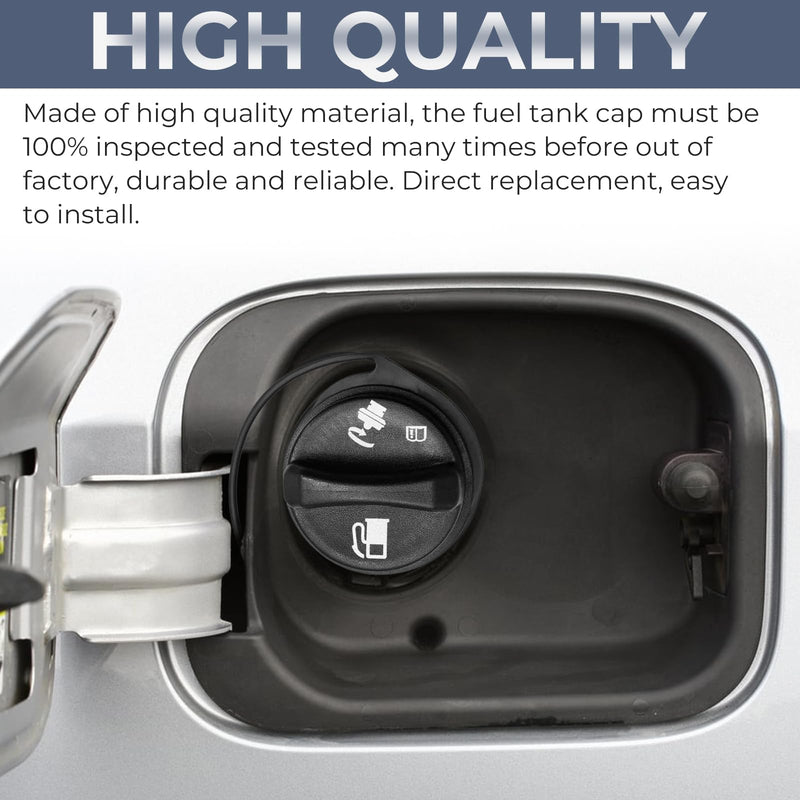 Gas Cap, Fuel Cap for 1997-2003 Chevrolet Chevy GMC Cadillac, Silverado Sierra 1500 2500 3500, Avalanche Suburban Yukon 1500 2500, Yukon XL, Tahoe, Escalade ESV EXT, GT231,15763227