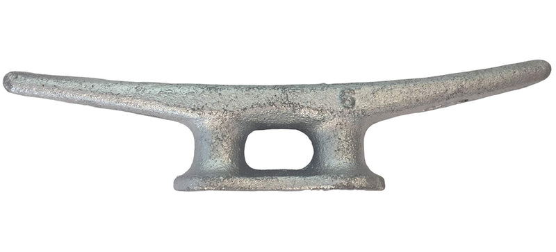 6 inch Dock Cleats, 5-Pack Galvanized Iron Boat Cleat for Marine or Decorative Applications