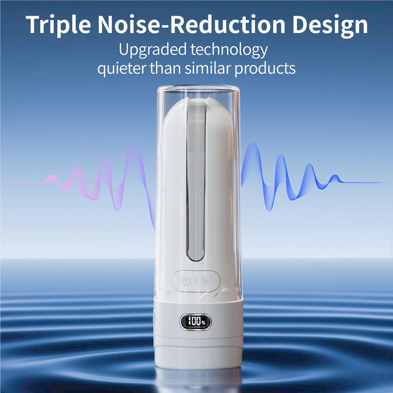 Portable Bidet for Travel, Personal Hygiene Sprayer Bottle for Women Men, Mobile Bidet Portable for Toilet,Electric Handheld High-Pressure Foldable USB-C Battery-Powered（White） White