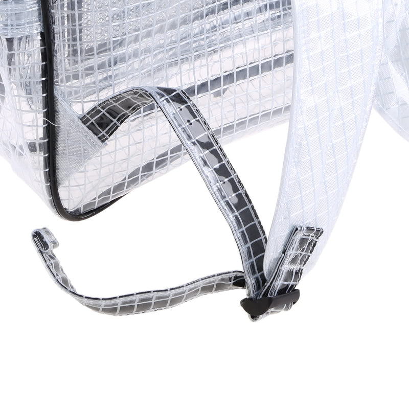 15.7inch Anti-Static Clear PVC Tool Backpack for Computer Repair, Static-Safe Storage for Electronics, Transparent Work Bag with Durable Design for Engineers & Technicians