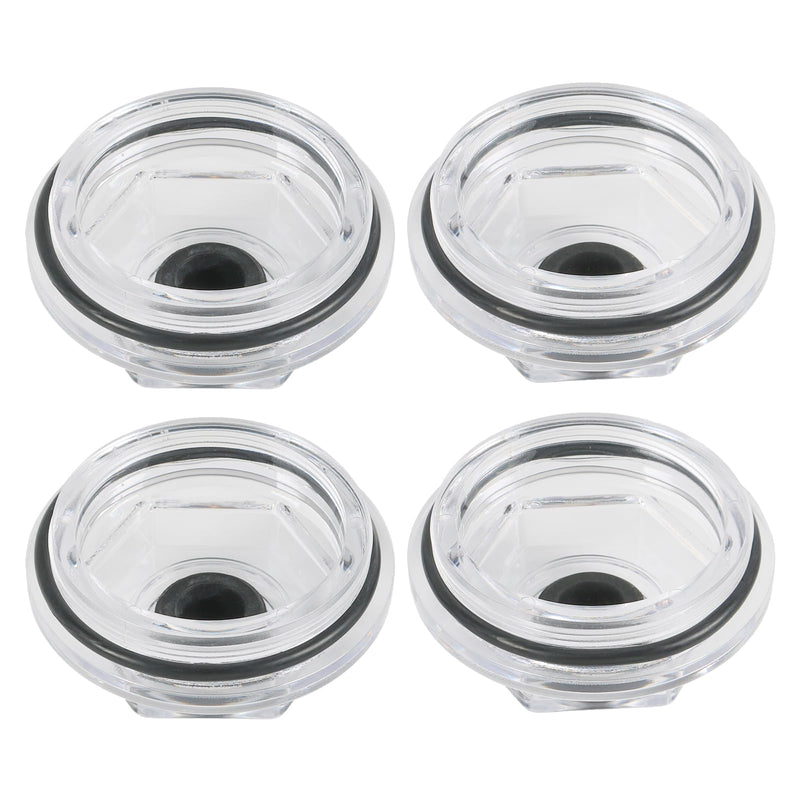 Oil Bath Dust Caps Compatible with Dexter 6k - 8K 8-218, 8-219 General Duty Axles Built After 1989 for Dexter 6K 7K 8K 2.75" Threads Trailer Axle Plastic Cover 21-35 23-29 Oil Caps K71-038-00 (4PCS） 4PCS Oil Caps