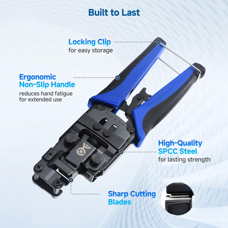 Cable Matters Rapid-Install Crimp Tool for Cable Matters Rapid-Install Cat6 Keystone Jacks with Model 180070 (Not compatible with Model 180005 Series Keystones)