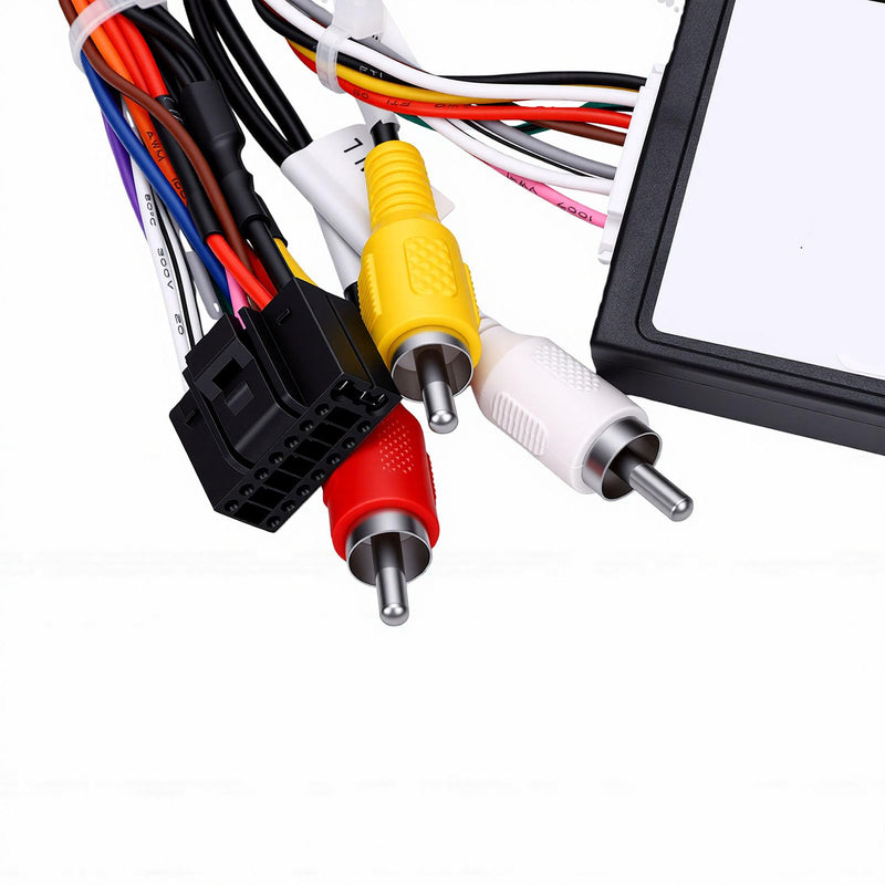 16pin Car Stereo Power Wiring Harness and CANBUS Box Replacement for Elantra 2016-2018 Santa Fe 2013-2017 2010-2015