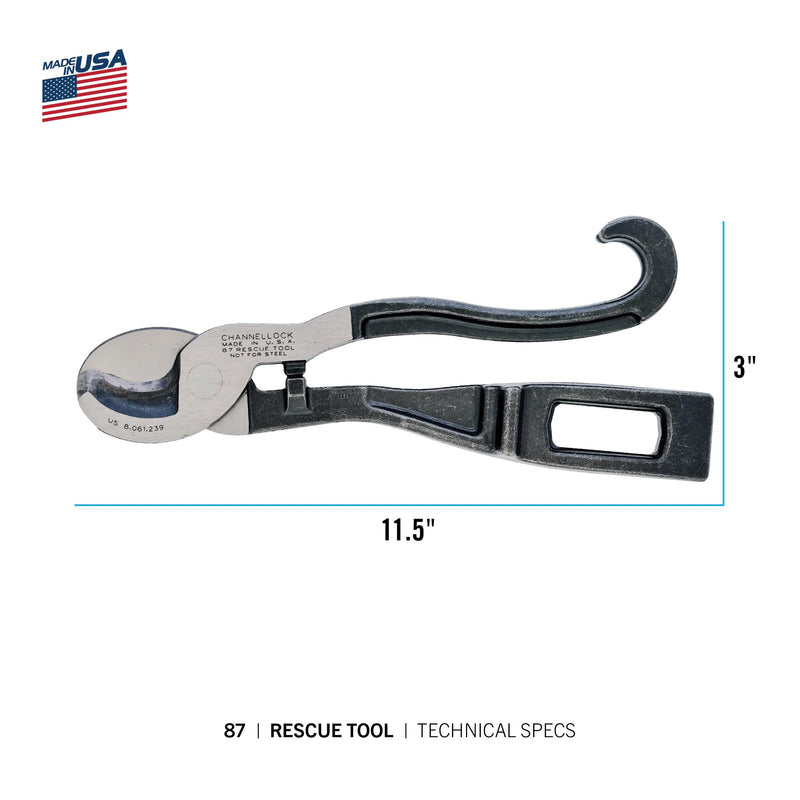 Channellock 87 Rescue Tool, Original Version, 8.88 8.88 inches