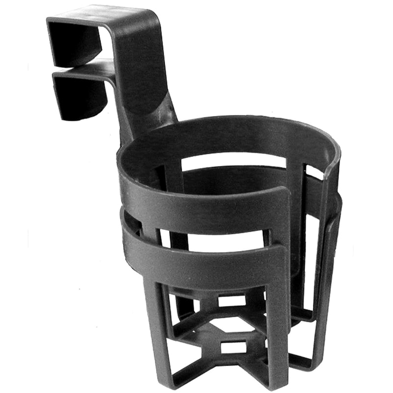 Custom Accessories 92200 Large Plastic Cup Holders, Black, Pack of 2