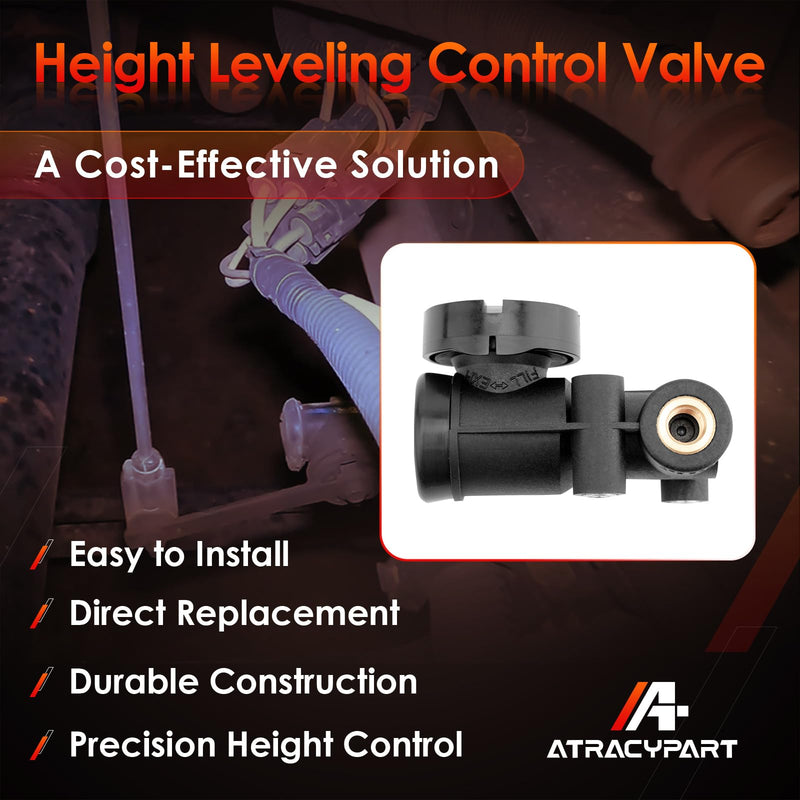 Cabin Air Height Leveling Control Valve Kit, Compatible With Hadley H00600P, Mack 20QE2373, Replaces# F245563, 1/4" NPT Port