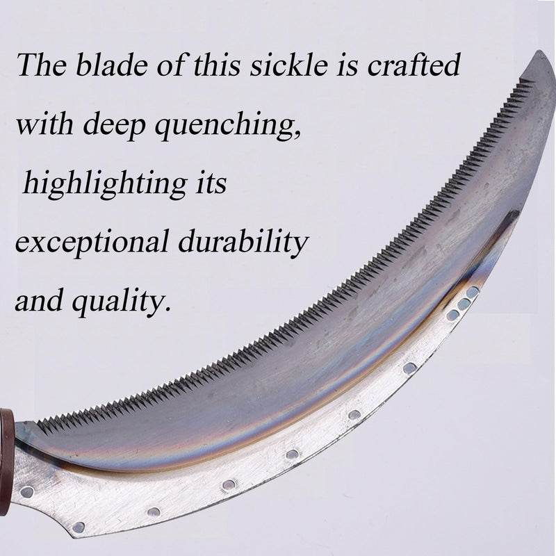 Scythe Garden Tool, Japanese Weeding Scymea, Scythe Tool, Weeding and Weed, Magnetic Handle, Durable SK5 Steel Blades, (2 Pack) 11.2 Pounds 2