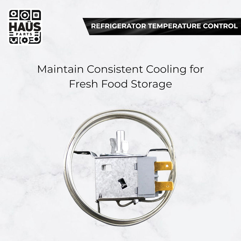 WPW10583800 Refrigerator Temperature Control Thermostat – Compatible with Whirlpool, Kenmore, Amana, Maytag – Replaces W10583800, W10396166, PS11756541, AP6023200