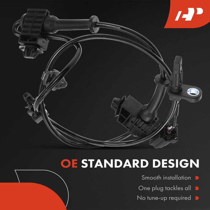 A-Premium ABS Wheel Speed Sensor Compatible with Mazda Models - 3 2014 2015 2016 2017 2018, 2.0L,2.5L - Front Driver or Passenger Side, Replace# B45A-43-70XA, B45A4370XA Pack of 1