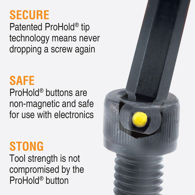 Bondhus 20499 Balldriver ProHold L-wrench Double Pack, 74937 (.050-3/8-Inch) & 74999 (1.5-10mm)