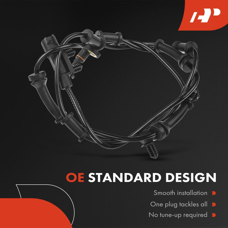 [AUSTRALIA] - A-Premium 2PCS Front Left and Right ABS Wheel Speed Sensor Compatible with Jeep Models - Wrangler 2007-2017, Wrangler JK 2018 - Front Driver and Passenger Side, Replace# 52060156AD, 68003281AA Pack of 2