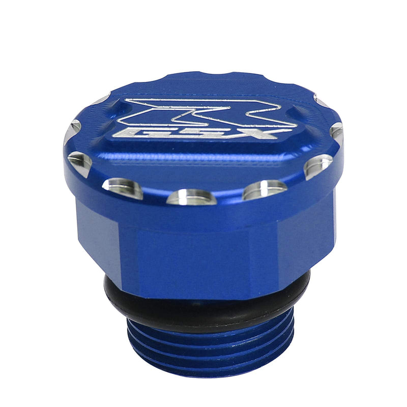 Engine Oil Filler Cap Screw,Compatible with Suzuki GSX-R 600 2002-2020,GSX-R 750 2002-2020,GSX-R 1000 2003-2020 (Blue) Blue