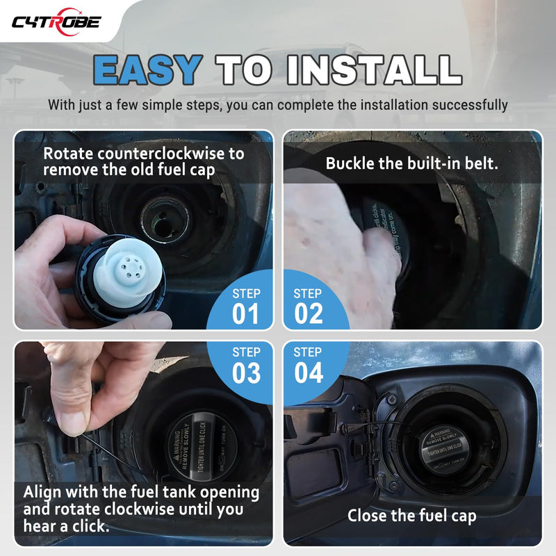 Gas Cap Fuel Cap Compatible with 2004-2020 Hyundai Veloster Accent Sonata Azera Genesis Elantra Coupe GT Equus Ioniq Kona Tiburon Kia Amanti Optima Borrego Cadenza Forte K900 Niro Replace 31010-3L600