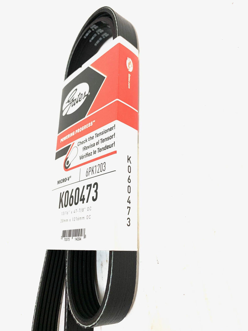 Gates K060473 Micro-V Serpentine Drive Belt