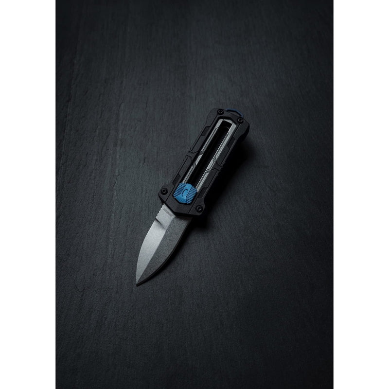 Kershaw Kapsule Pocket Knife, Black, 1.9 Inch Stainless Steel Spear Point Blade, Single Edge, EDC with Manual Opening, Single Position Pocketclip, Everyday Carry Pocket Knife for Men and Women