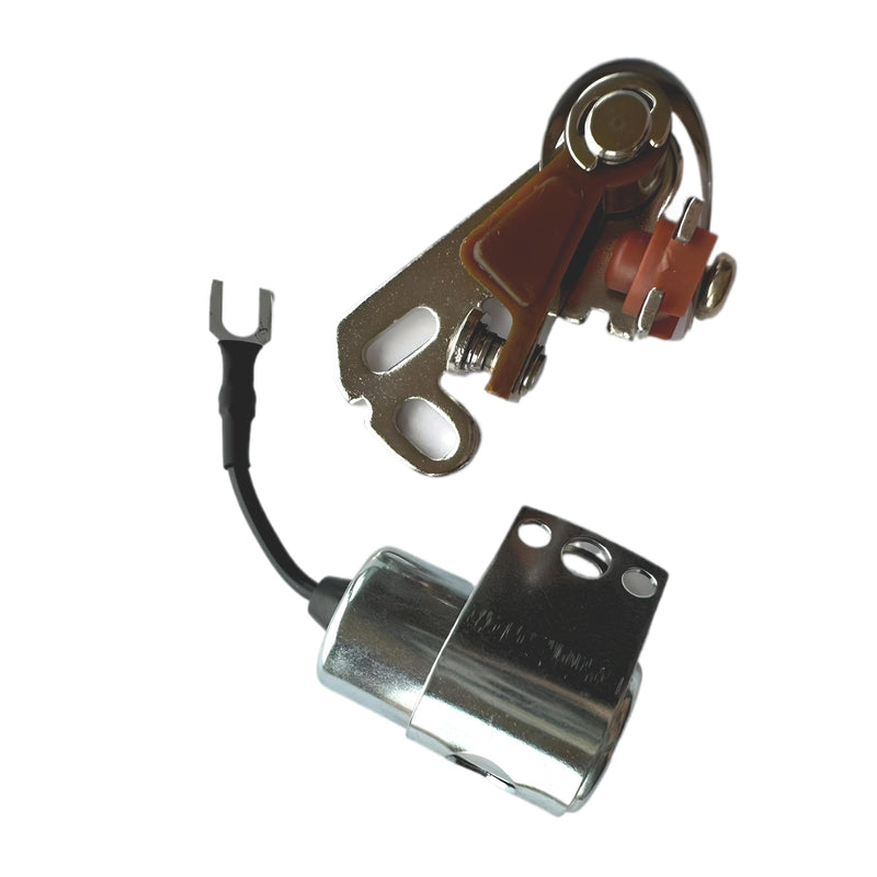 160-1154 312-0069 Generator Ignition Point and Condenser Kit, Point and Condenser Set for Onan Generator Replaces OEM 160-1154 Point, 312-0069 Condenser; Generator Replacement Parts