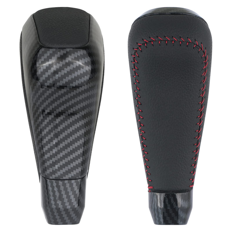 TQPONLY Automatic Gear Shift Knob Compatible with 2012-2023 Toyota 4Runner TRD Pro,2014-2021 Tundra TRD Pro Accessories Replaces PTR57-34141 Carbon Fiber