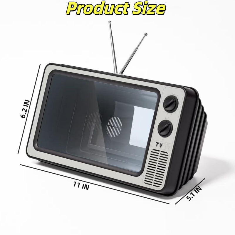 Foldable Phone Screen Magnifier, 12" Screen Magnifier for Cell Phone, 3D HD Phone Screen Magnifier for Movies, Videos and Games, Screen Magnifier Fit for All Smartphones