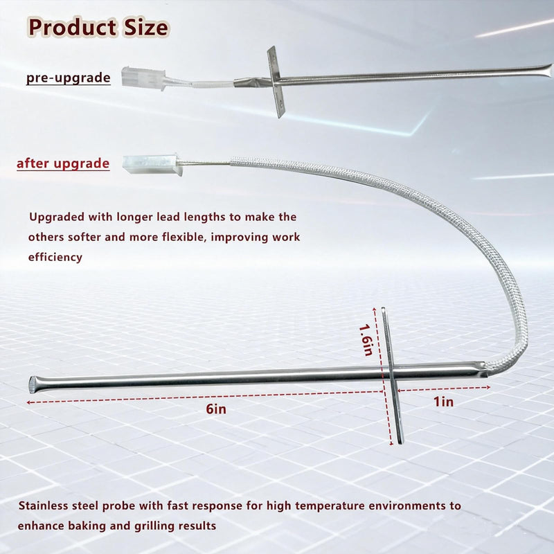 316490000 Oven Temperature Sensor for Frigidaire Replacement EAP1528542 AP3963654 PS1528542 Range Oven Sensor 316490000 316490002 316490003