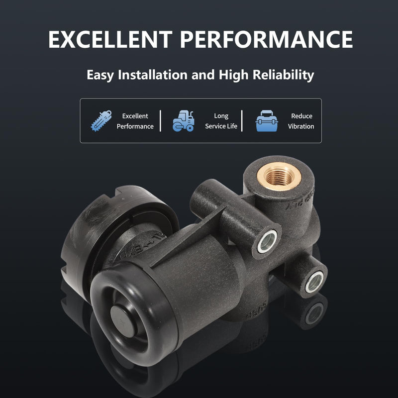 Cabin Air Height Leveling Control Valve Kit Compatible for Hadley H00600P Height Leveling Control Valve Kit fit for Mack 20QE2373 1/4" NPT Port Replaces# F245563