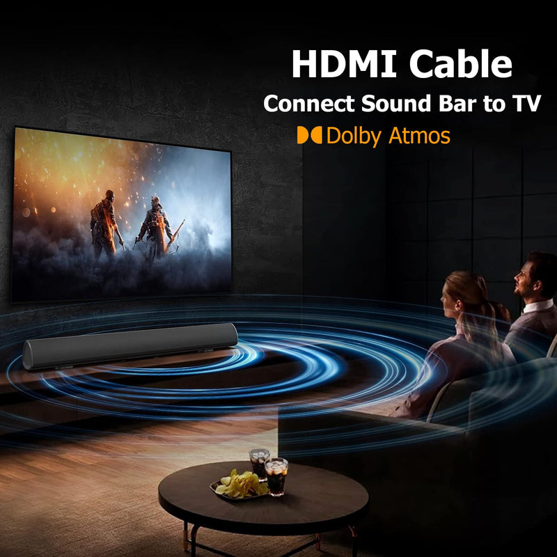 HDMI Cable 6 FT 10-Pack, 4K HDMI Computer Cable 6FT, Shielded HDMI 2.0 CL3 Rated Cord for Smart Monitor with Streaming TV, 4K, 1080P@144Hz,ARC & CL3 Rated for Laptop, Monitor, PS5, PS4, Xbox, Soundbar Black