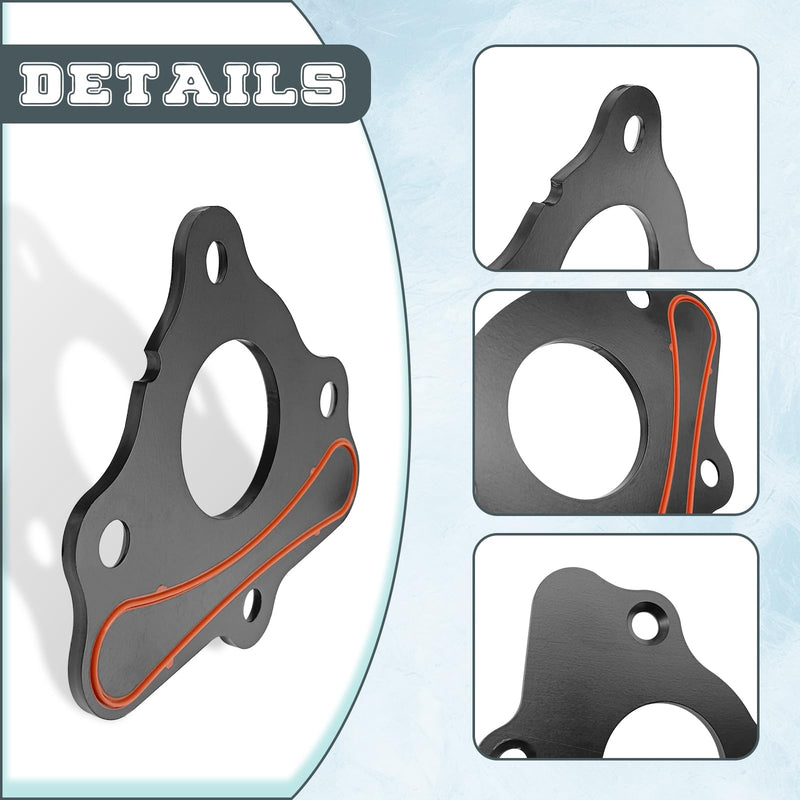 Camshaft Retainer Plate Gasket & Bolt Kit Compatible with Chevy Gen III V IV Engines LSX LS1 LT1 L83 L86 L87 LS2 LS3 Corvette Tahoe Replaces 12589016 MF127 73115