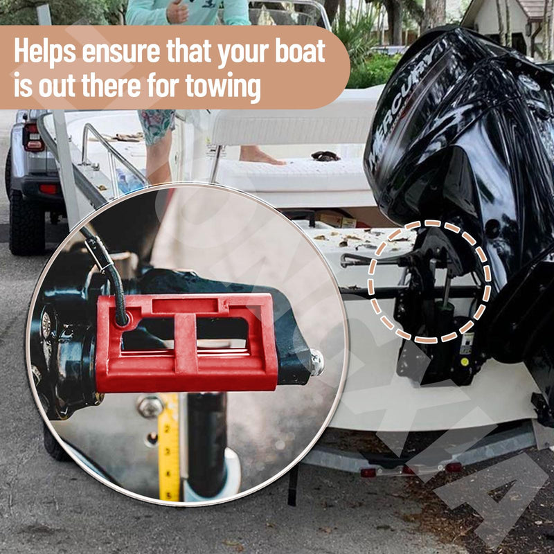 4" Steer Stop Outboard Hydraulic Steering Lock, Hydraulic Steering Locks 4" Outboard Motor Steering Lock for Outboard Motor Trailering/Transport, Steer-Stop Steering Lock 1 Pair