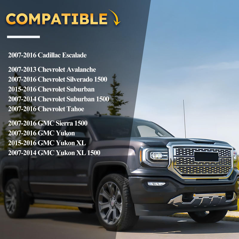 K700432 Front Stabilizer Sway Bar End Links for 07-16 Chevy Silverado 1500,07-13 Avalanche,07-16 Tahoe,15-16 Suburban/GMC 07-16 Sierra 1500,07-16 Yukon/07-16 Cadillac Escalade Replace K700538 K700432