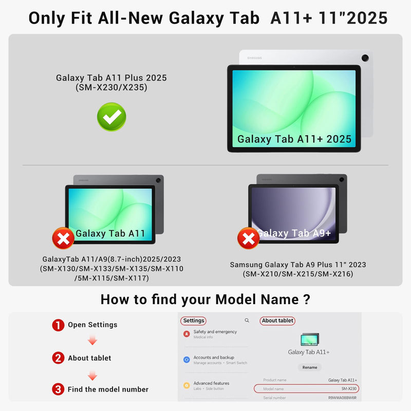 CoBak Clear Case for Samsung Galaxy Tab A11+ 2025,Slim Soft Cover | Precision Fit, Crystal Clear Soft TPU, Shockproof & Lightweight, Anti-Yellowing, Precise Cutouts, Everyday Protection clear-Galaxy Tab A11+ 11 inch