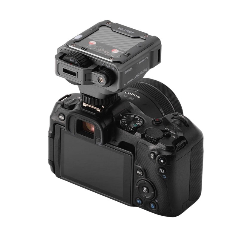 VILTROX TTL Flash for Canon, 26W/s 1800mAh On Camera Flash for Canon, Rechargeable Small Flashlight for Camera, GN16 Mini Flash, 1s Recycle Time, with Softbox (Spark Z3-C, Gray)