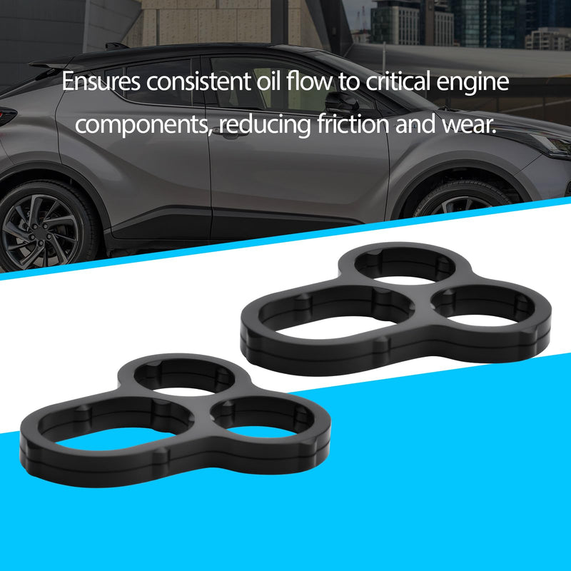 Camshaft Bearing Cap Oil Hole Gasket and O Ring Kit Compatible with Toyota C-HR Corolla Matrix Scion iM xD Replaces 11159-37010 90430-A0001 90430-10024