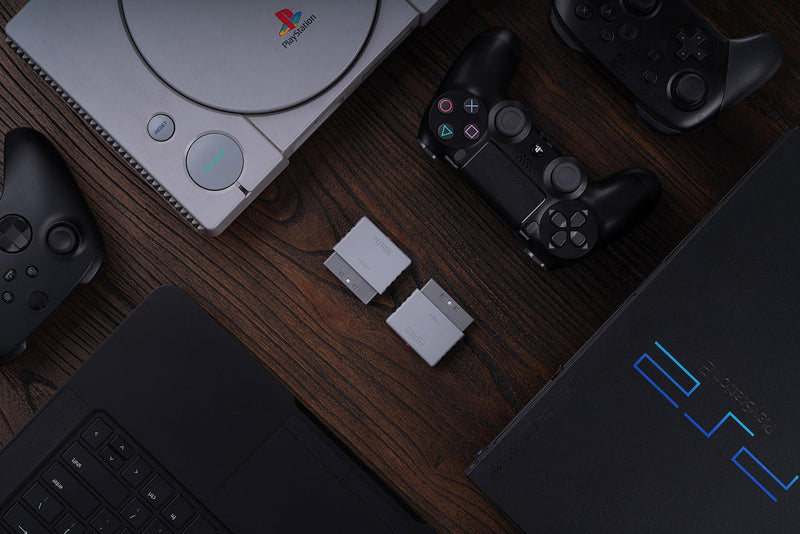 8Bitdo Bluetooth Retro Adapter for PS1/PS2/Windows, Compatible with PS5/PS4, Xbox Series/Xbox One, Switch Pro Controllers