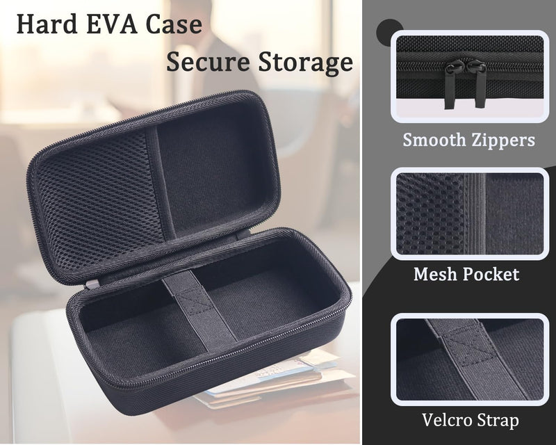 Hard Protective Travel Case Compatible with Solar Power Bank Qi Charger 10,000mAh (CASE ONLY)
