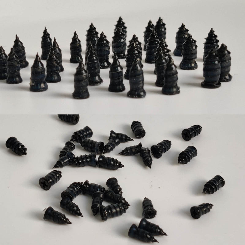 30 Pcs Tire Repair Rubber Nail, Tire Repair Nail Tire Repair Rubber Screws Fast Tool Self-Service Tire Repair Nail Vacuum Tire Repair Rubber Nail, Suitable for Car Motorcycle Jeep Tire Puncture Repair 30 Pcs