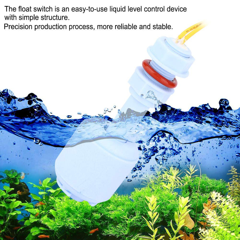 5pcs PP Float Switch，P5210 PP Plastic Float Switch Water Tank Pool Liquid Level Sensor Controller Blue