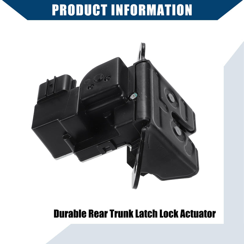 No.812301H300 Rear Trunk Tailgate Lock Latch Actuator Motor 4 Pin for Hyundai Tucson GL GLS Limited SE 2.0L 2.4L 2010-2015 / Latch Assembly Trunk Lid Motor / 1 Pcs/Black